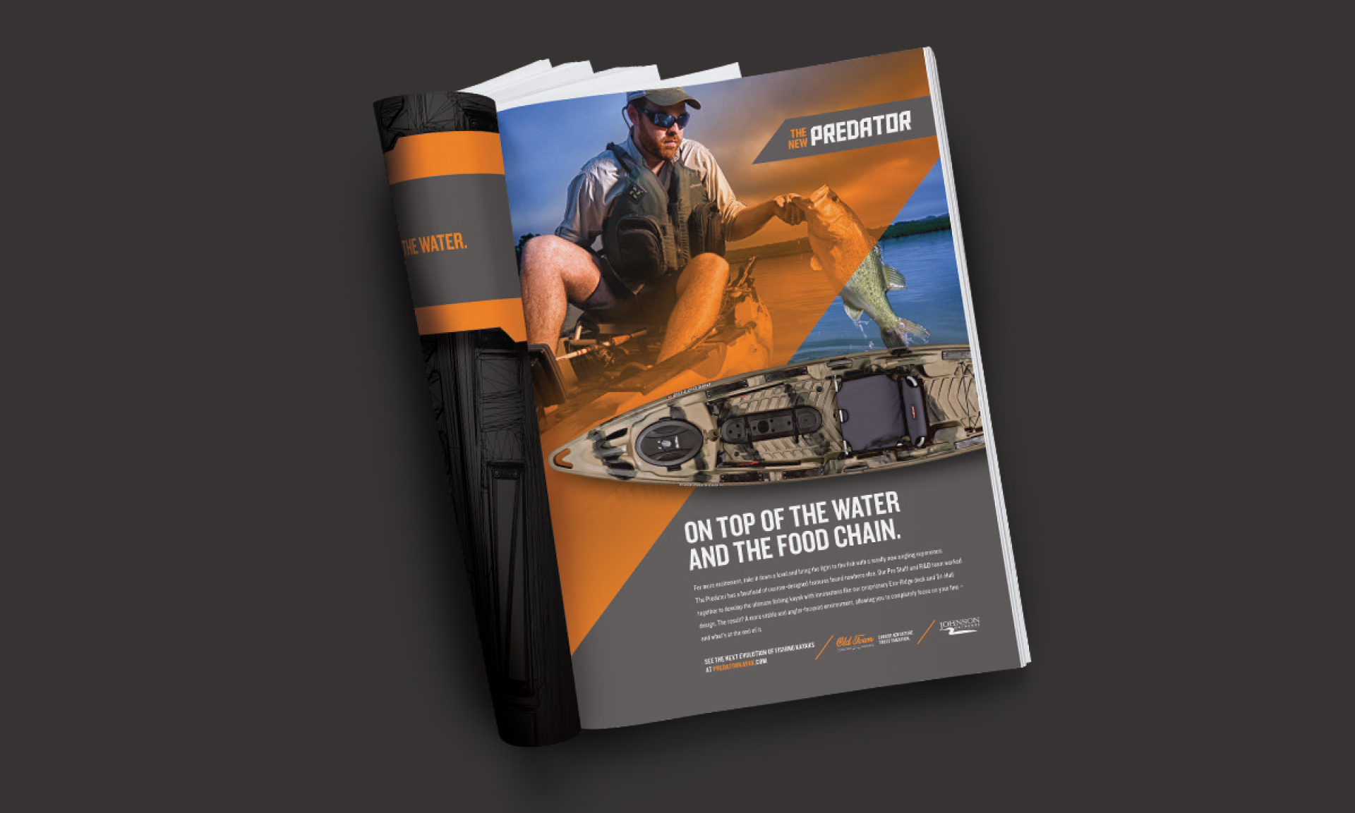 Old Town Predator kayak magazine ad