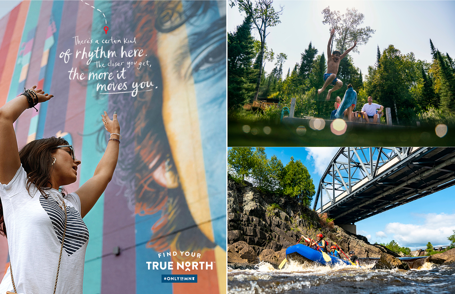 Explore Minnesota Tourism collage summer