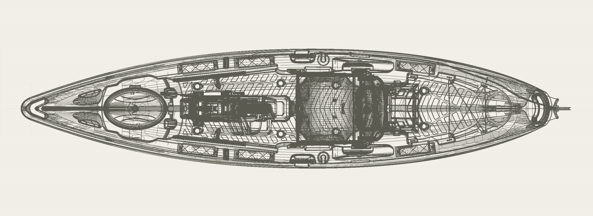 Predator Kayak product render